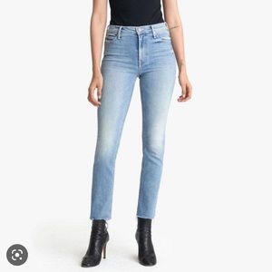 MOTHER Denim- Like NEW Size 30 Mid Rise Dazzler Ankle Fray in Jackpot